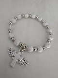 Trend-Armband: Silver Cross & Wings