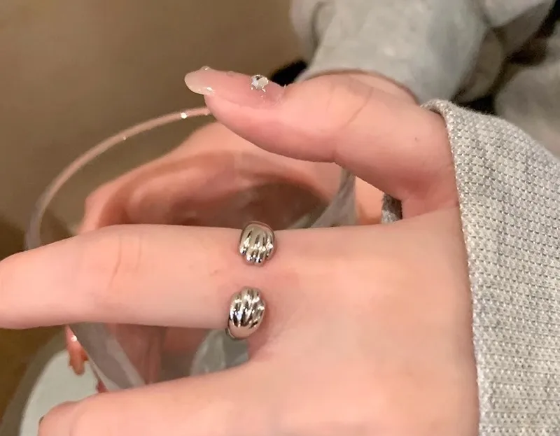 ✨ Edelstahl Statement Ring – Moderner Silber-Look | Rostfrei & Wasserfest