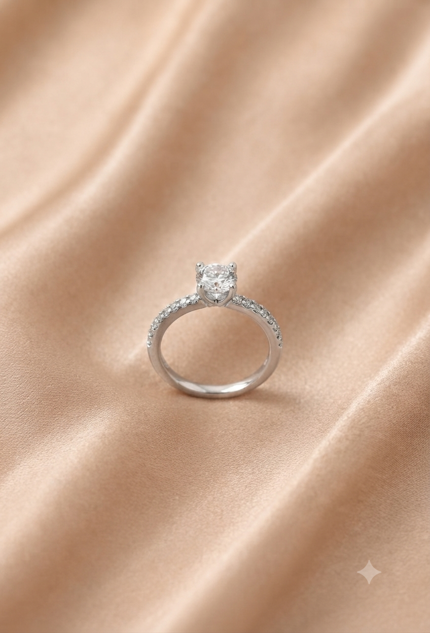 Solitärring „Celestia“ – Zeitlose Eleganz mit funkelndem Zirkonia