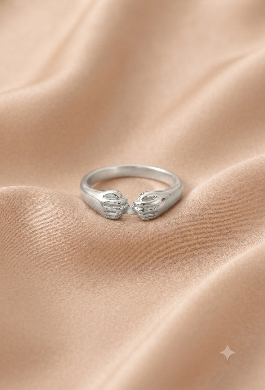 ✨ Edelstahl Statement Ring – Moderner Silber-Look | Rostfrei & Wasserfest
